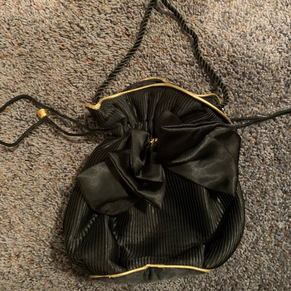 Vintage Drawstring Evening Bag